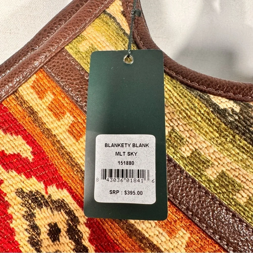 Vintage Lockheart Woven Tapestry Large Hobo Bag